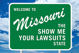 Missouri Show Me Your Lawsuits State